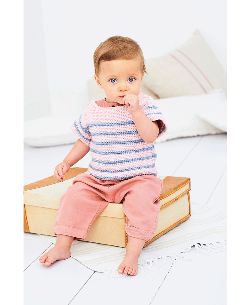 Stylecraft 9608 Crochet Sweaters in Bambino DK