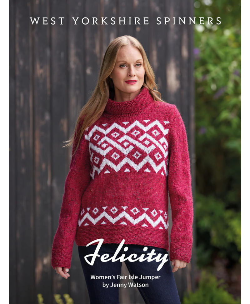 West Yorkshire Spinners Felicity Women's Fair Isle Jumper in ColourLab Aran (Download)