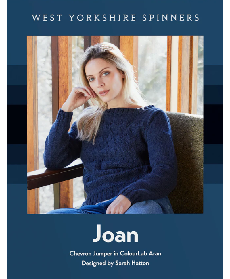 WYS Joan Chevron Jumper in ColourLab Aran