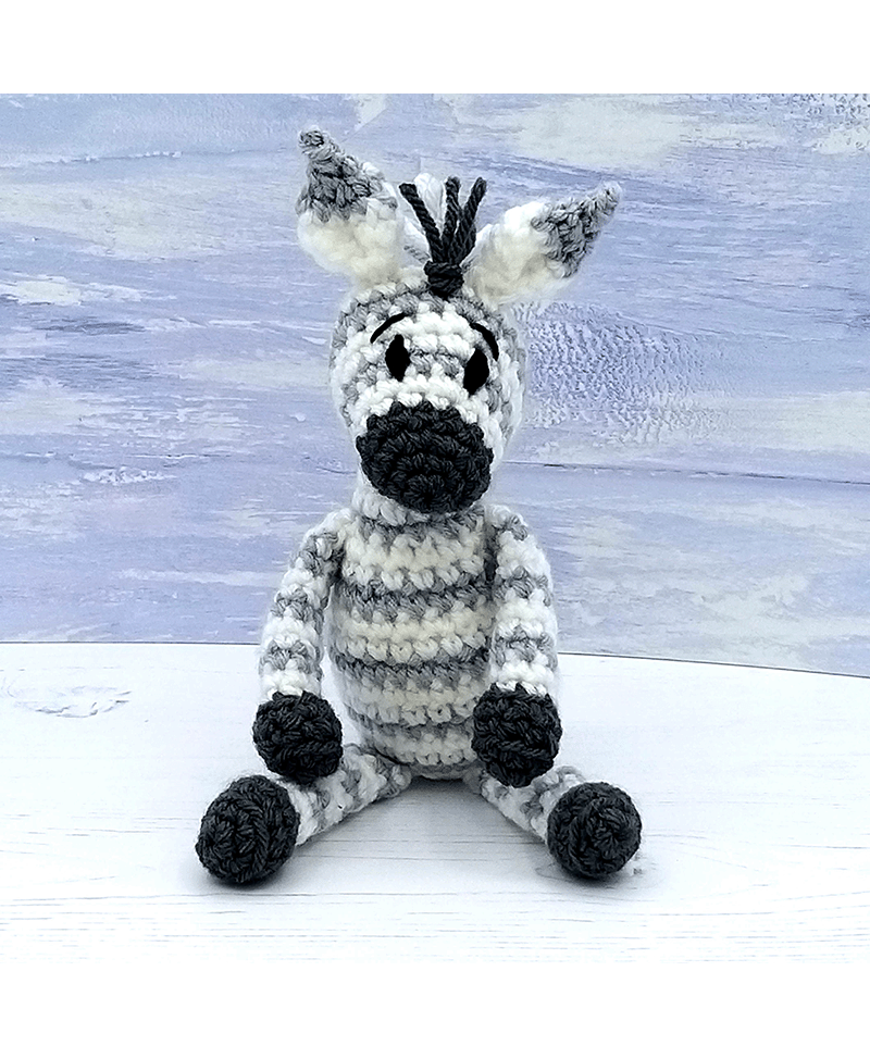 Wee Woolly Wonderfuls Baby Zebra in Stylecraft Special Chunky