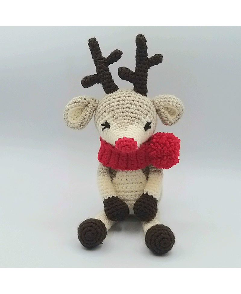 Wee Woolly Wonderfuls Ryan the Reindeer in Stylecraft Special Chunky ...