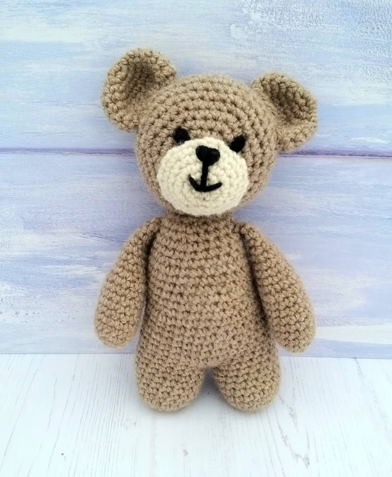Wee Woolly Wonderfuls Teddy the Bear in Stylecraft Special Aran