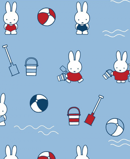 Craft Cotton Co - Miffy Fabric Collection - At the Beach (2502-04)